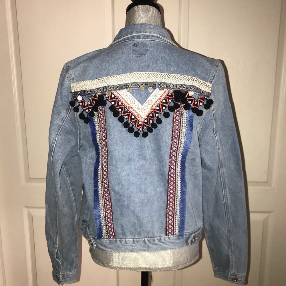 Denim Jacket| BOHO style denim | Denim Jacket for Women
